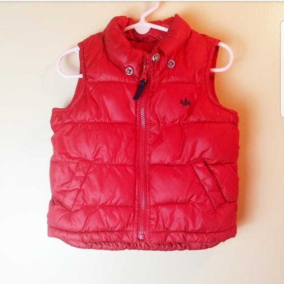 Old Navy Other - Oldnavy Red Puffer Vest for kids